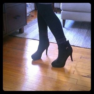 H&M platform ankle boots (vegan)