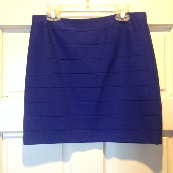 Aqua Bandage Miniskirt, S
