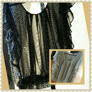 Short sleeved butterfly top