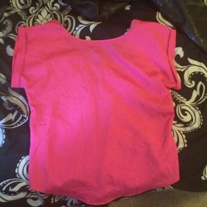 Pink loose fit shirt