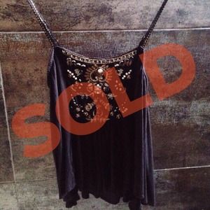 ‼️SOLD on vinted‼️ NWOT ecote embelished top