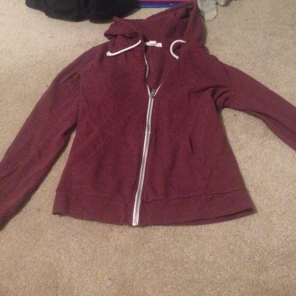 Maroon/red hoodie