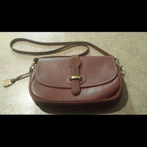 Vintage Dooney & Bourke brown leather purse
