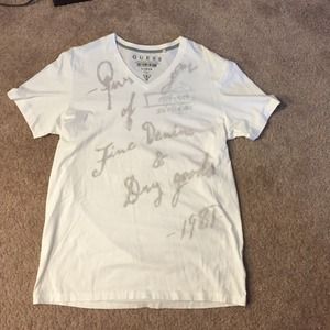 Graphic V-neck