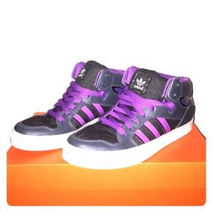 Adidas high tops.
