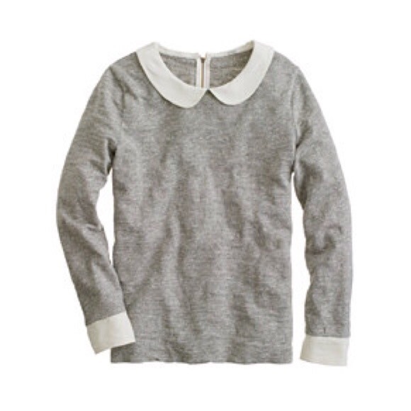 J Crew Peter Pan Collar Shirt