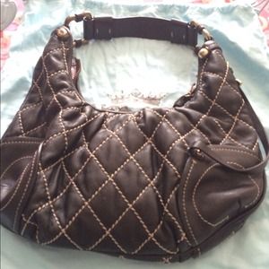 Juicy quilted black purse