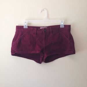 Maroon Hollister Shorts