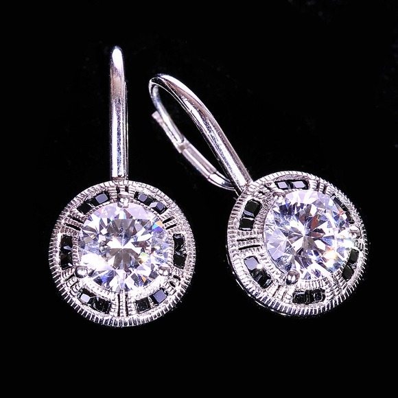 🎉host pick!🎉 Silver Swarovski crystal earrings