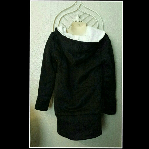 ✴LONG SLEEVE PLUSH LINING HOODED COAT✴ - Picture 3 of 4