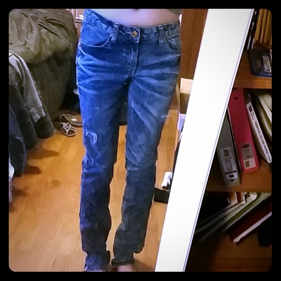 Vintage Style Indigo Bank Jeans - Picture 1 of 2