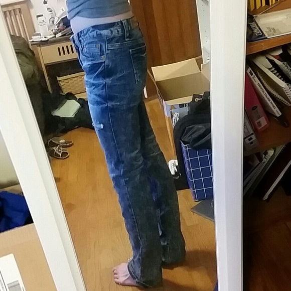 Vintage Style Indigo Bank Jeans - Picture 2 of 2