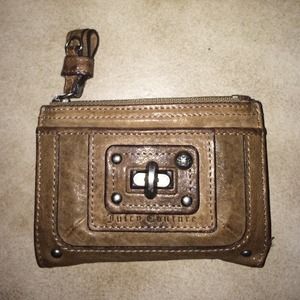Brown Juicy Couture genuine leather wallet