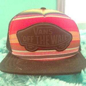 Vans Colorful Tribal Mesh Flat Top Hat
