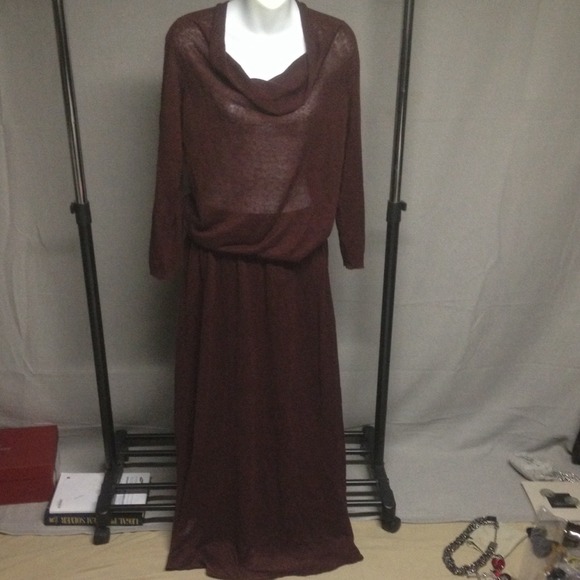 Stefanel burgundy skirt set