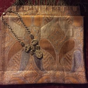 Pashmina Gold and Silver SCARF