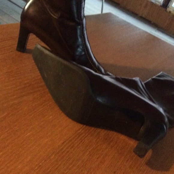 Paul Green Brown Leather Boots - Picture 3 of 3