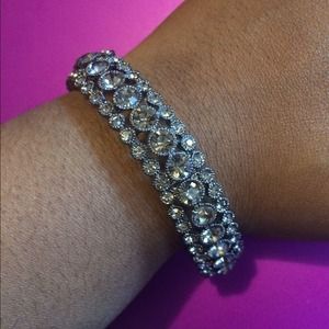 Dark Silver/Grey "Diamond" Bracelet