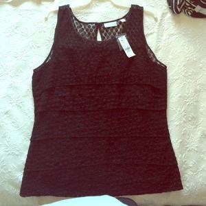 Black NY&CO Top, NWT
