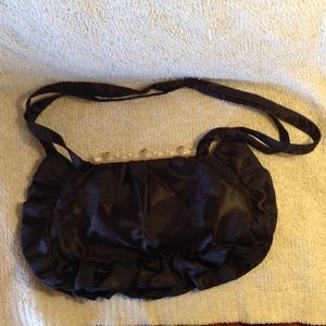 Frilly vintage Kamali clutch with armstraps