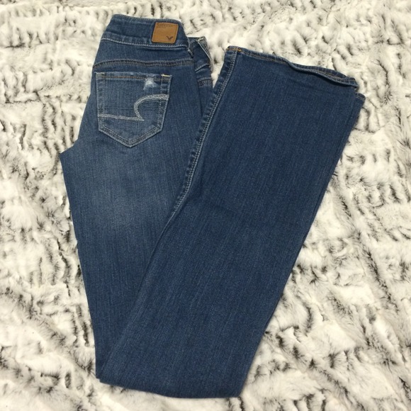 American Eagle Ripped Flare Jeans
