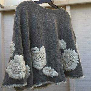 Charlie & Robin 100% Wool and Crochet Skirt