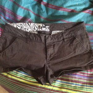 Black Volcom shorts