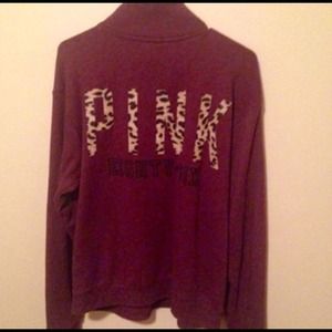 PINK VS Maroon Pullover