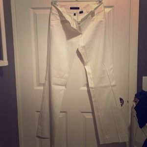 The Limited White Dress Suit Pants
