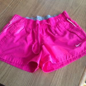 Pink work out shorts