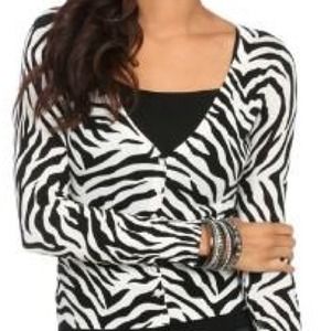 Zebra Cardigan