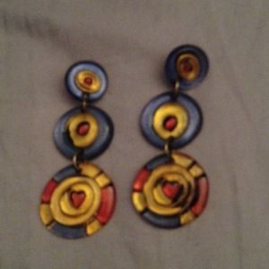 Funky earrings