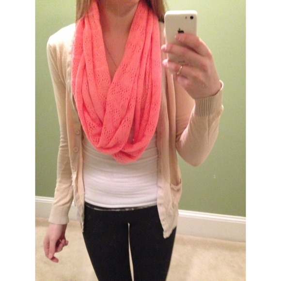 Pink scarf