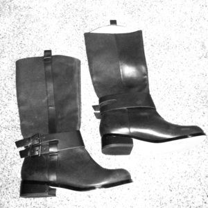 Brand new Joe's jeans black leather boots SZ 8.5