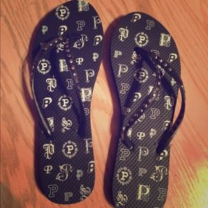 Victoria's Secret Pink Bling Sandals - Never Worn!