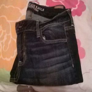 American Eagle dark wash jegging