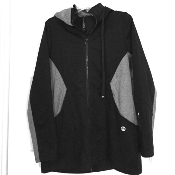 Black w/Gray Detail Car Coat