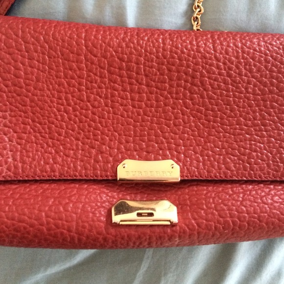 Burberry large clutch