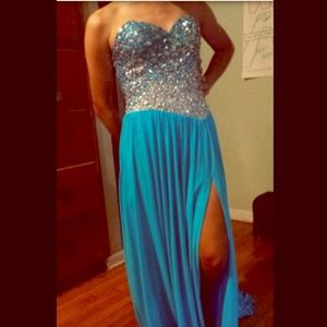Blue Prom Dress