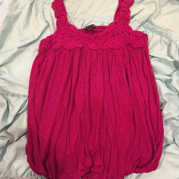 magenta bubble top