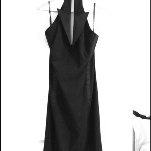 Karen Millen cocktail tuxedo dress