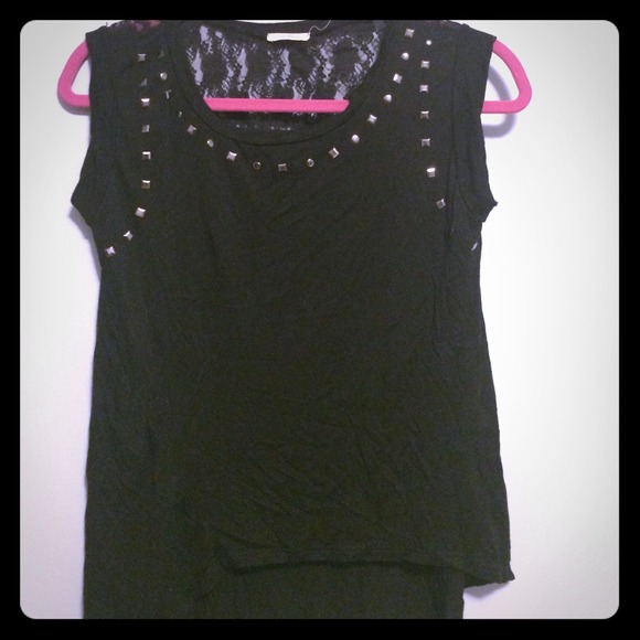 Sleeveless Army Black tee
