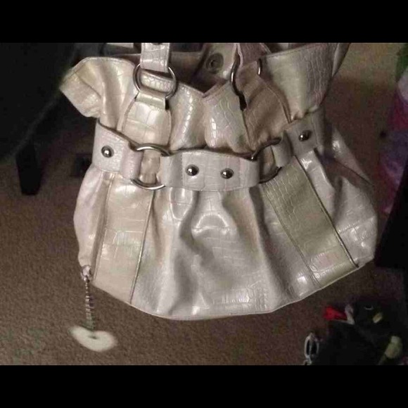 White purse