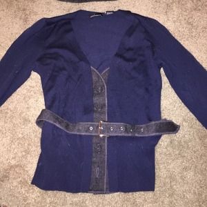 Victoria's Secret Sweater/ Navy blue&cheat