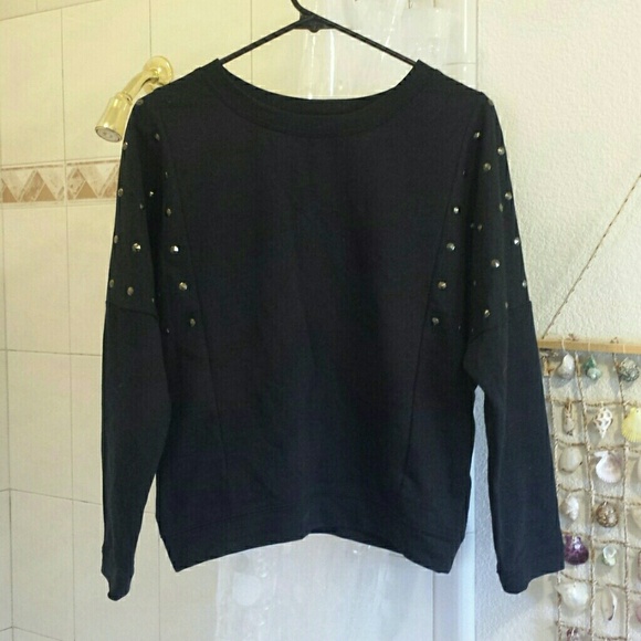 Tops - Studded Batwing Sweatshirt