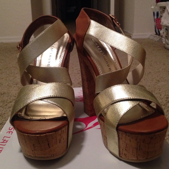 Chinese Laundry Gold Platforms