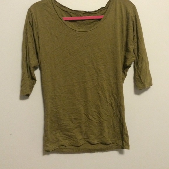 olive green top