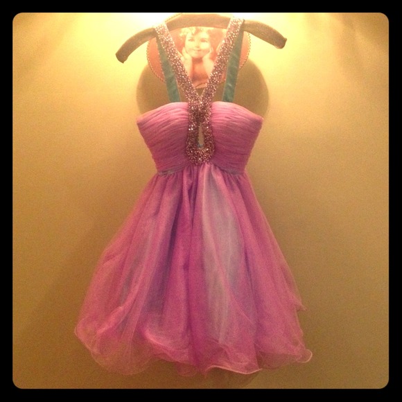 Glam party dress.