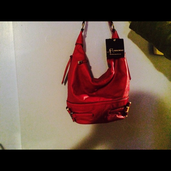 Hot Pink Leather Purse