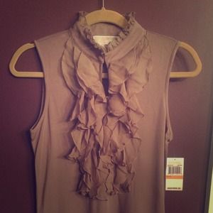 Michael Kors keyhole knit NWT SZ S, taupe